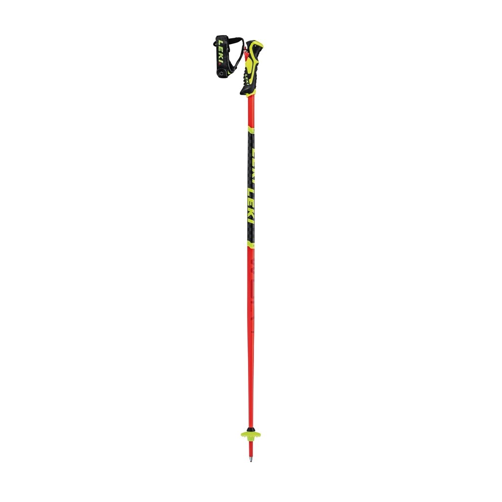 Bâtons Leki WCR Lite SL 3D Bright Red/Neon Yellow - Genetik Sport