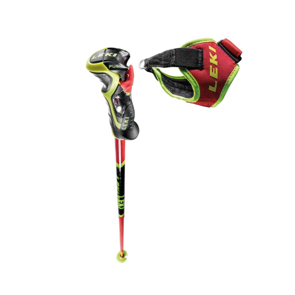 Bâtons Leki WCR TBS SL 3D Bright Red/Neon Yellow - Genetik Sport