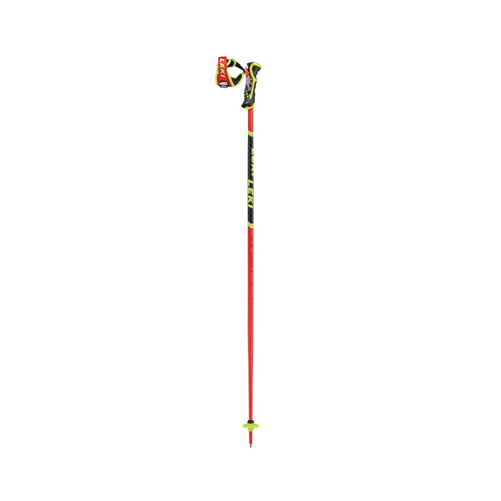 Bâtons Leki WCR TBS SL 3D Bright Red/Neon Yellow - Genetik Sport