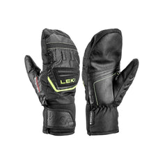 Mitt Leki WCR Team JR 3D Black/Ice Lemon - Genetik Sport