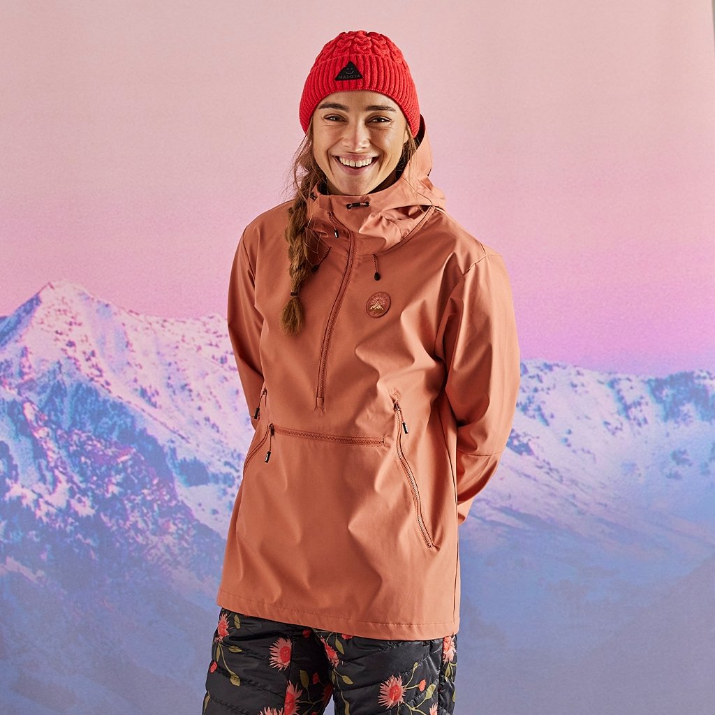 MANTEAU POUR FEMMES MALOJA RINZINU ROSEWOOD - Genetik Sport