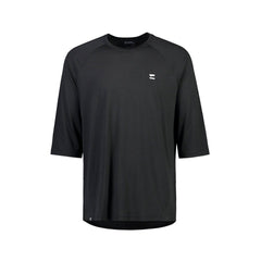 Jersey Mons Royale Mens Tarn Merino Shift Raglan 3/4 - Black - Genetik Sport