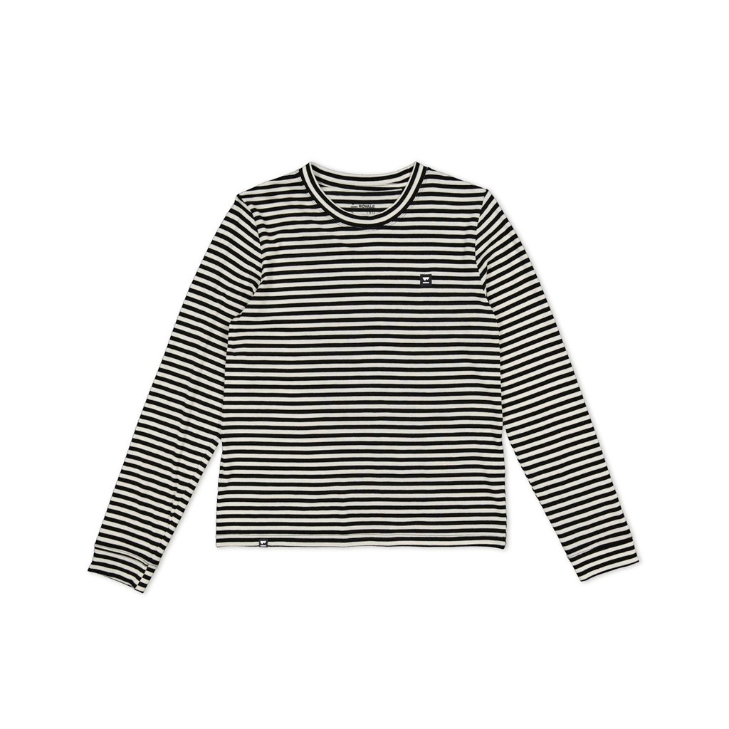 Jersey Mons Royale Womens Icon Merino LS - Mr Stripe - Genetik Sport