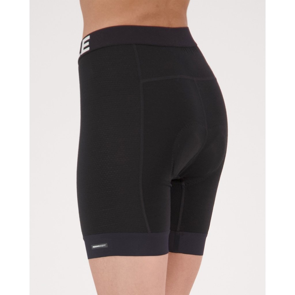 Short Liner Mons Royale Womens Epic Merino Shift Bike - Black - Genetik Sport