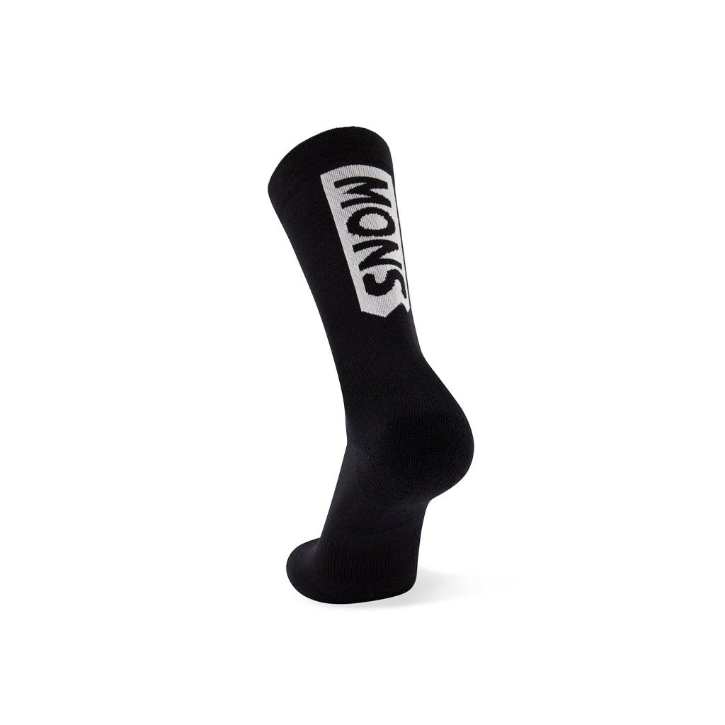 Socks Mons Royale Atlas Crew Vert Ridge - Black - Genetik Sport