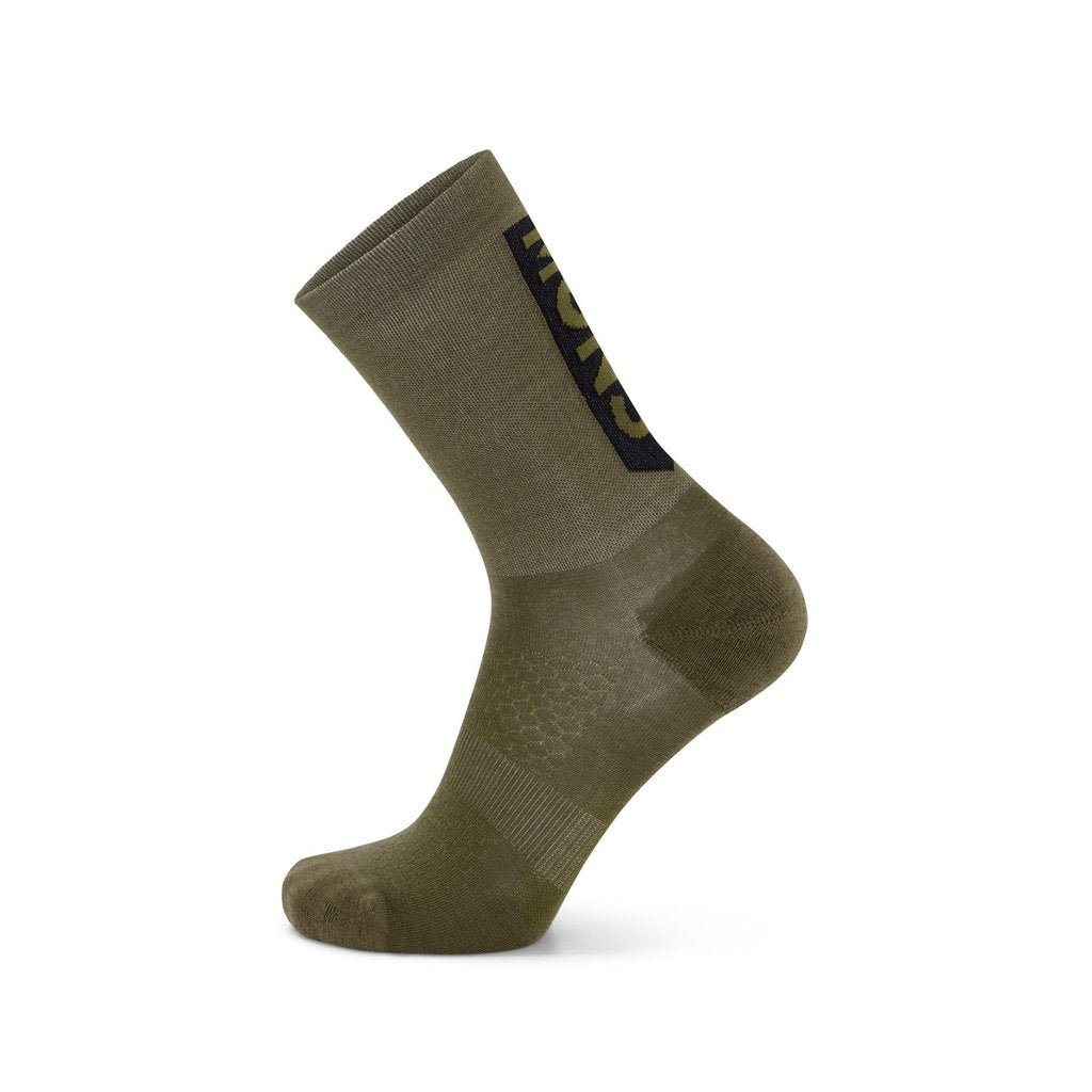 Socks Mons Royale Atlas Crew Vert Ridge - Dark Olive - Genetik Sport