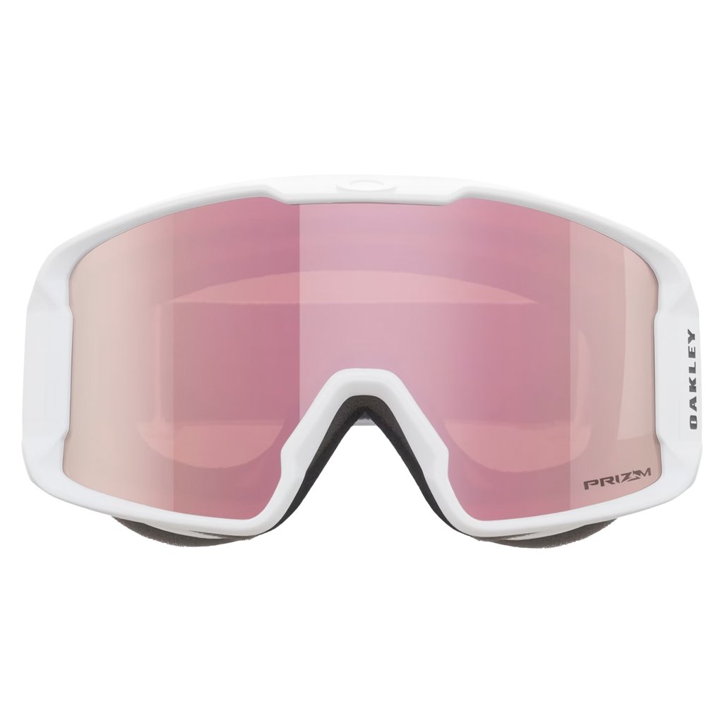 Goggles Oakley Line Miner M Matte White with Prizm Snow Rose Gold - Genetik Sport