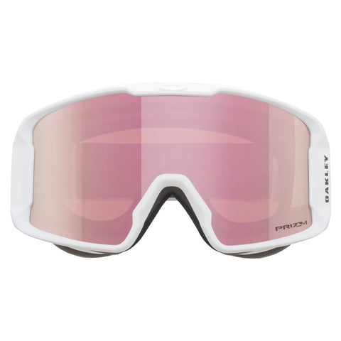 Goggles Oakley Line Miner M Matte White with Prizm Snow Rose Gold - Genetik Sport