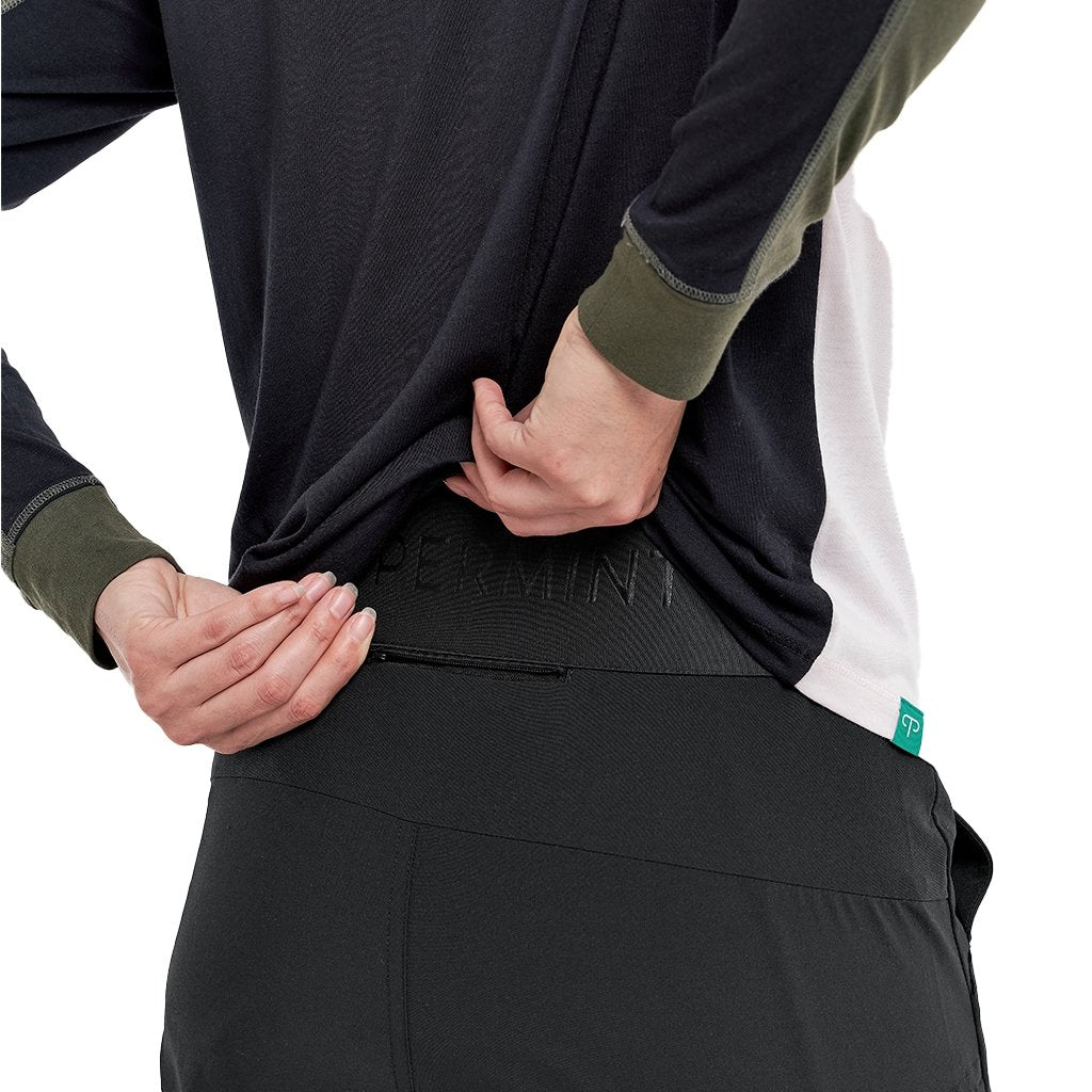 Pantalon Peppermint MTB Noir - Genetik Sport