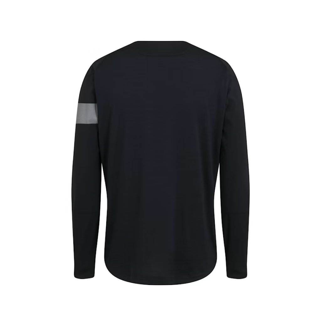 Genetik Sport | Jersey Rapha Trail  Windblock LS - Black/Light Grey