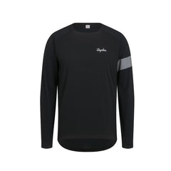 Genetik Sport | Jersey Rapha Trail  Windblock LS - Black/Light Grey