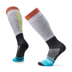 Bas Smartwool Ski Zero Cushion Logo OTC Light Grey - Genetik Sport