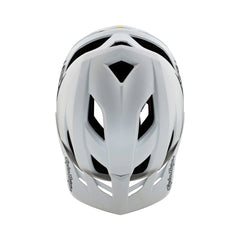 Helmet Troy Lee Designs Flowline MIPS Point - White - Genetik Sport